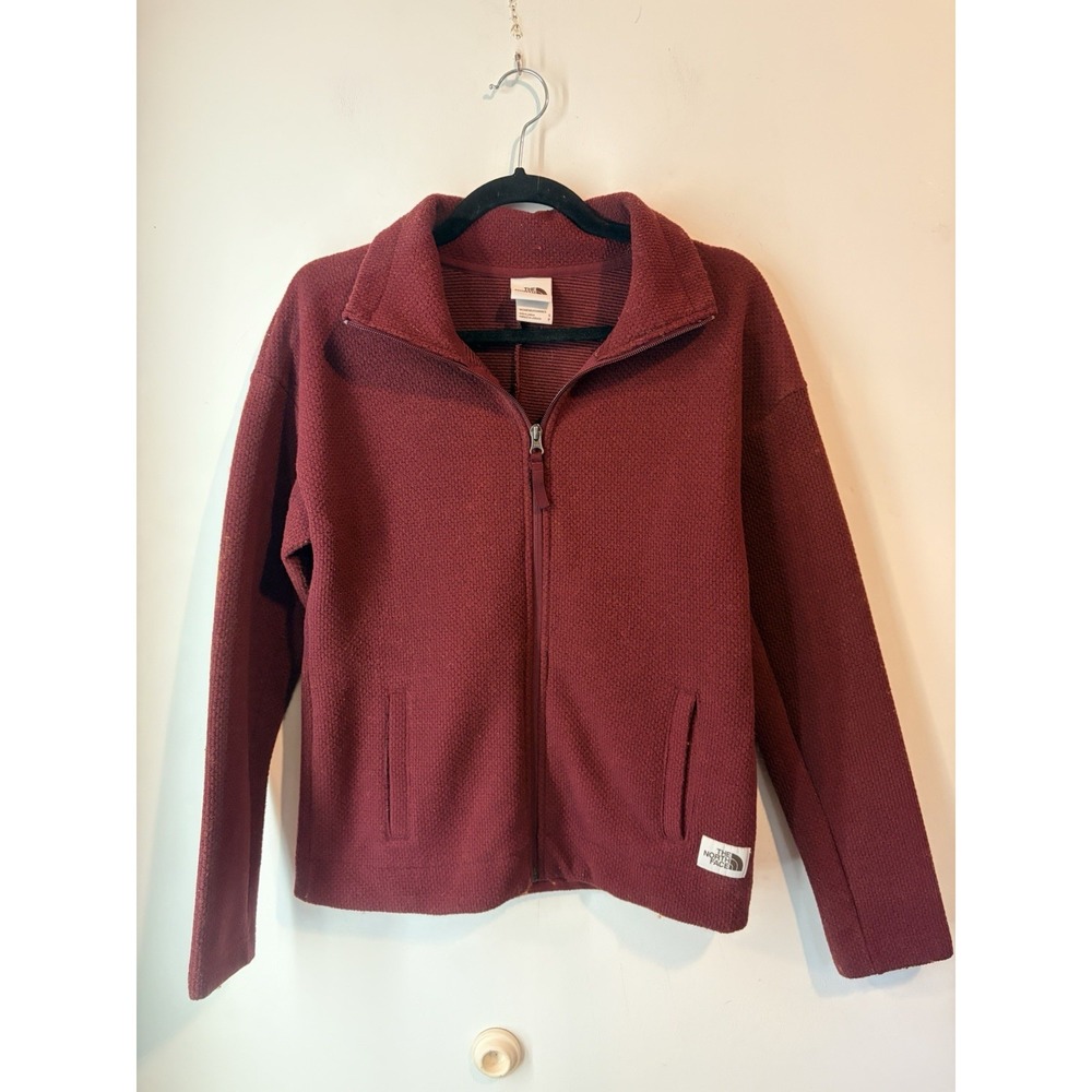 The North Face Jacket Women's‎ Small Purple Maggy Sweater Fleece Full Zip